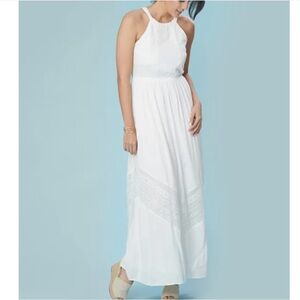 Altar’s State NEW White Maxi Dress Lace Med